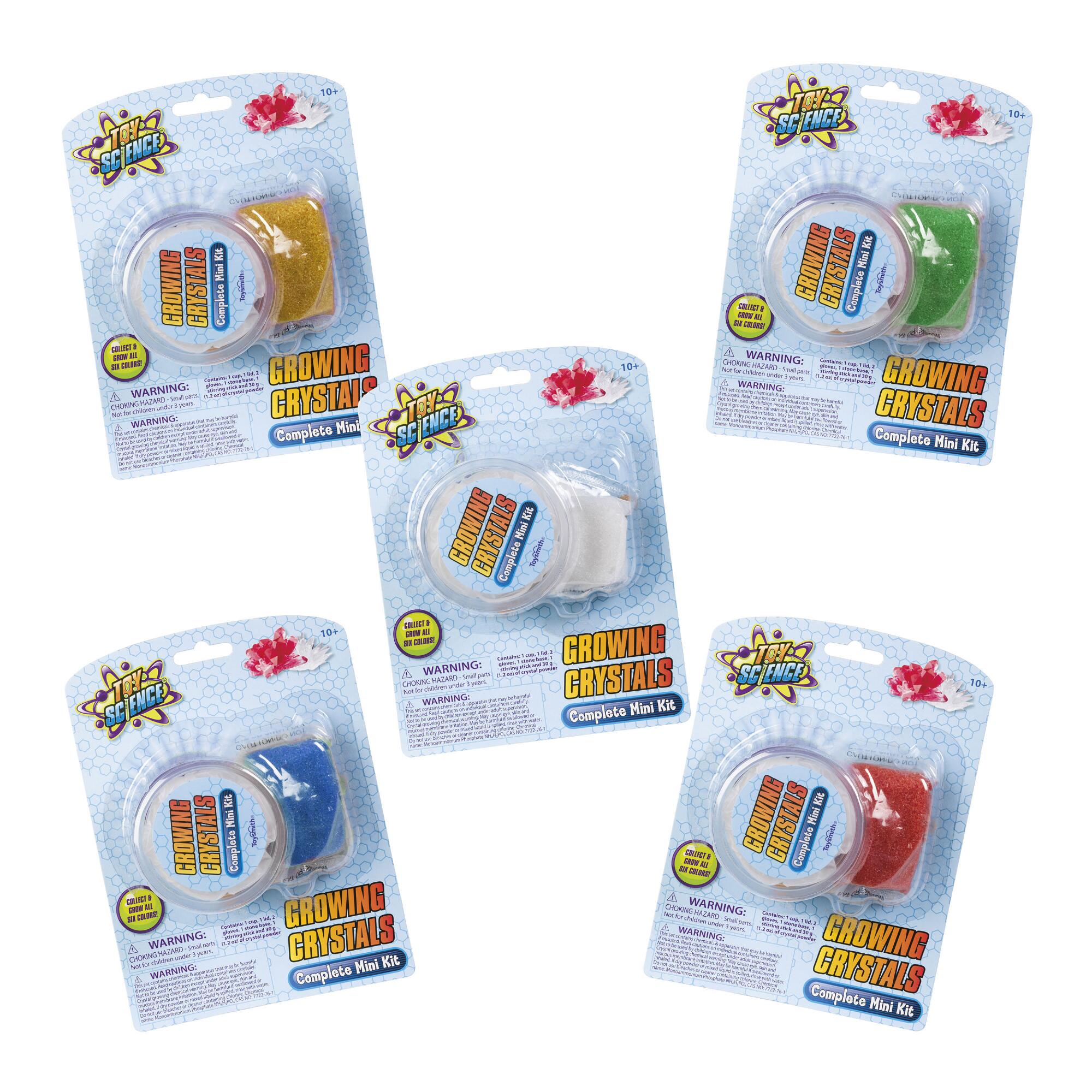 Toy Science Growing Crystal Science Toy Set of 5 by World Market