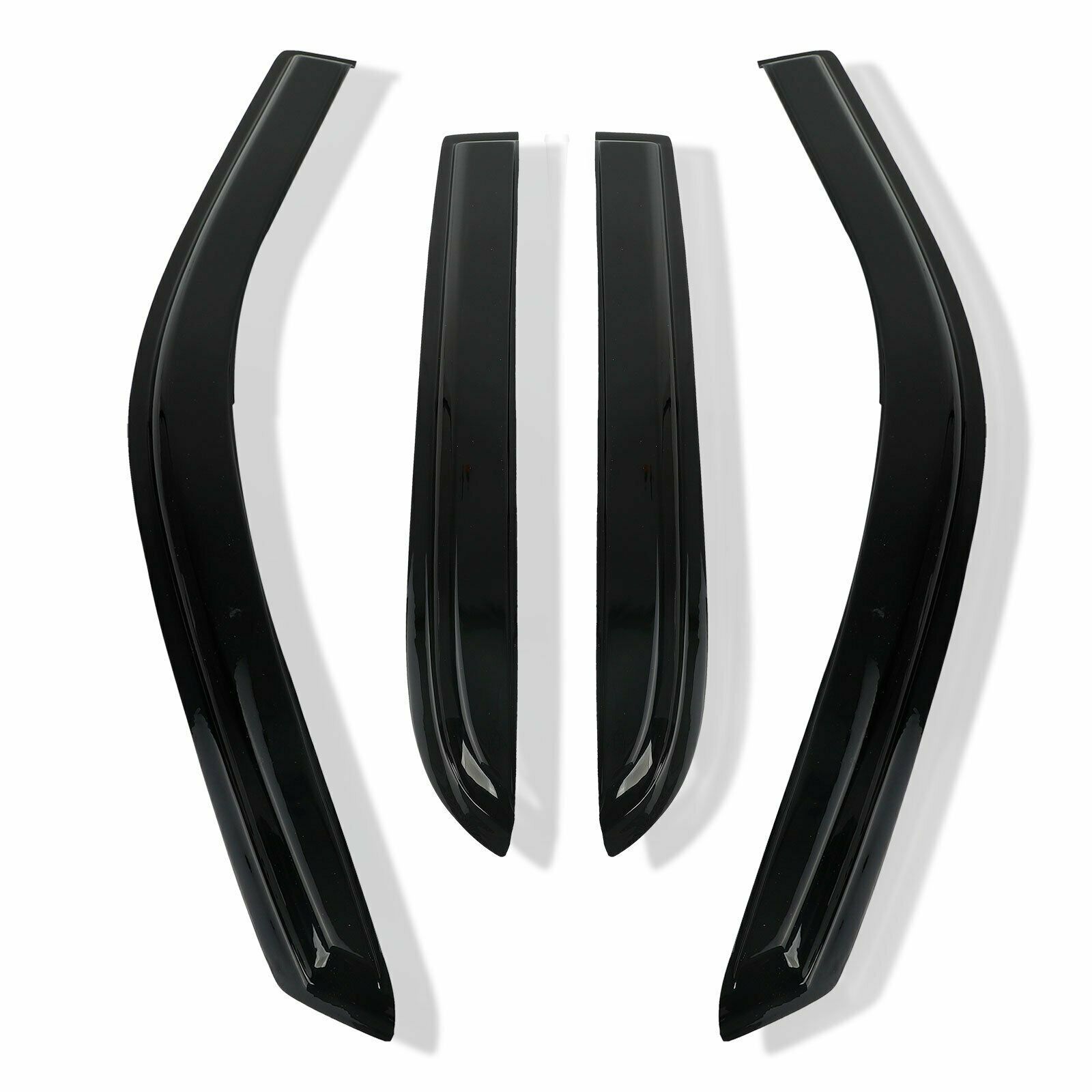 For 2009-2018 Dodge Ram 1500 4PCS Smoke Window Visors Rain Guards Vent Shade