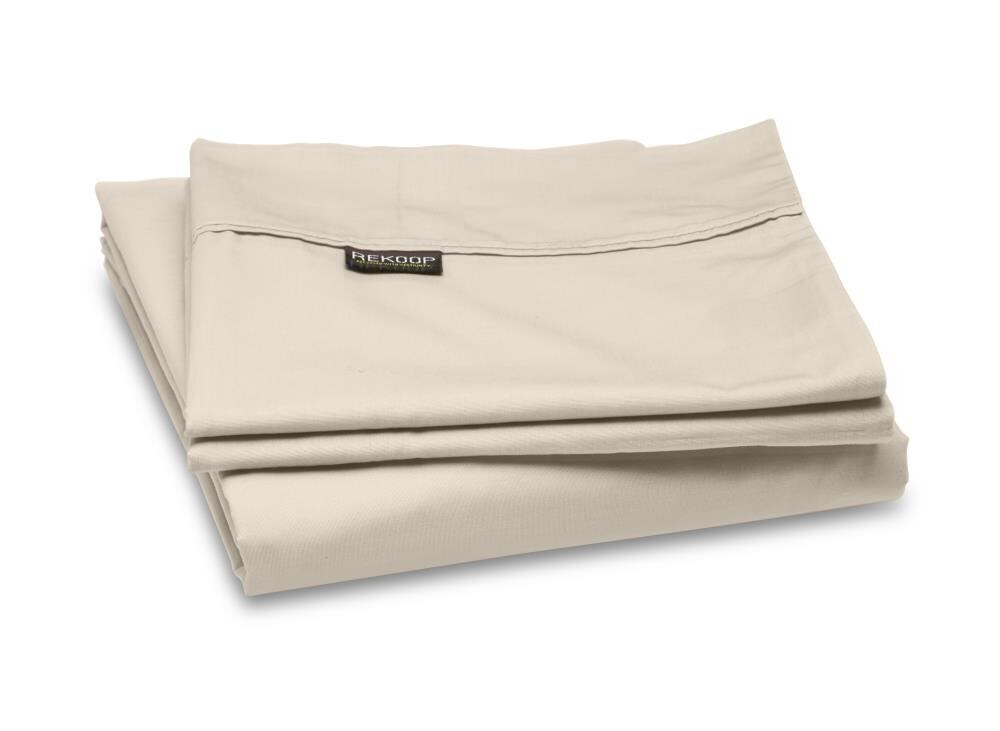 Grace Home Fashions REKOOP Full Cotton Blend Bed Sheet Polyester in Off-White | 250 CVC FU IV