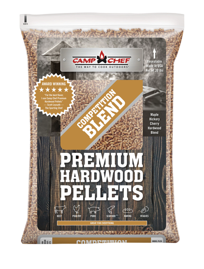 Camp Chef Premium Hardwood Competition Blend 20-lb Wood Pellets | PLCB