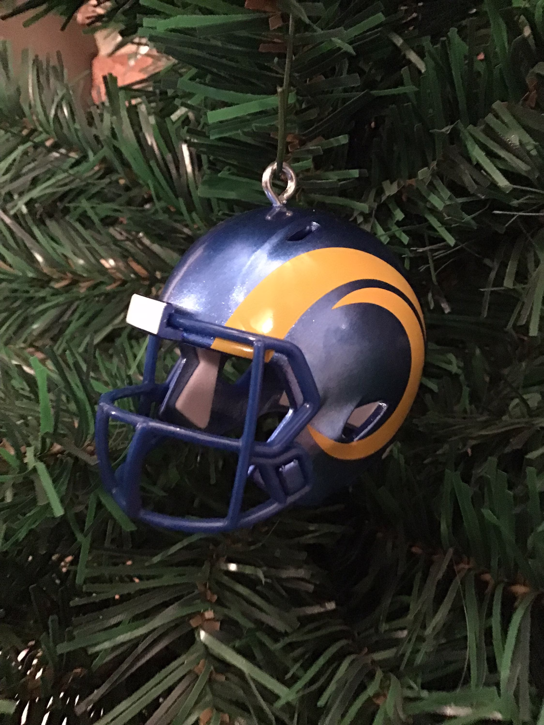 Nfl Football Los Angeles Rams Helmet Christmas Ornament Choose One Purchase Supports Education