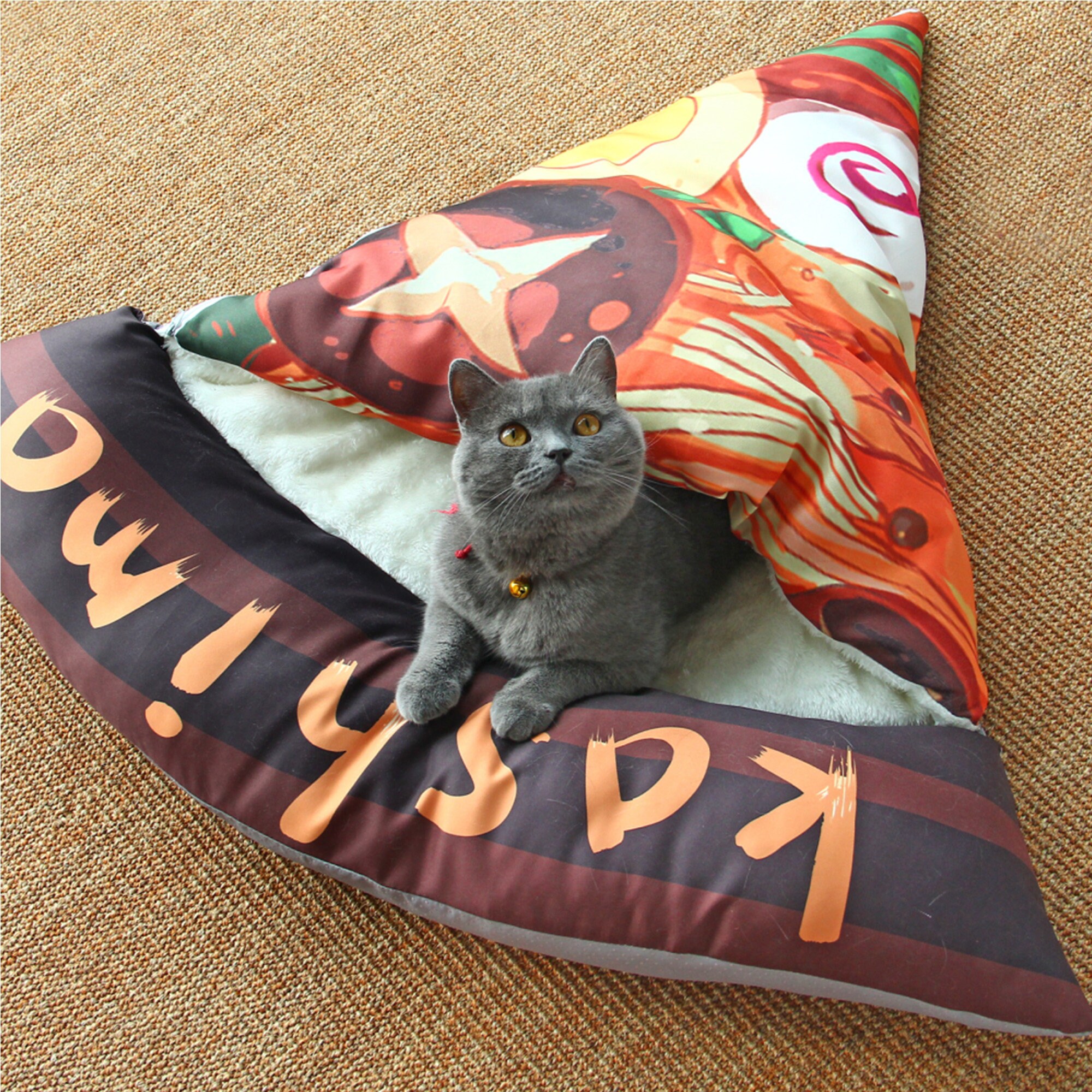 Pizza Nest, Dog Bedfunny Kennel, Ramen Nest, Cat Pet Bed, Sleeping Bag