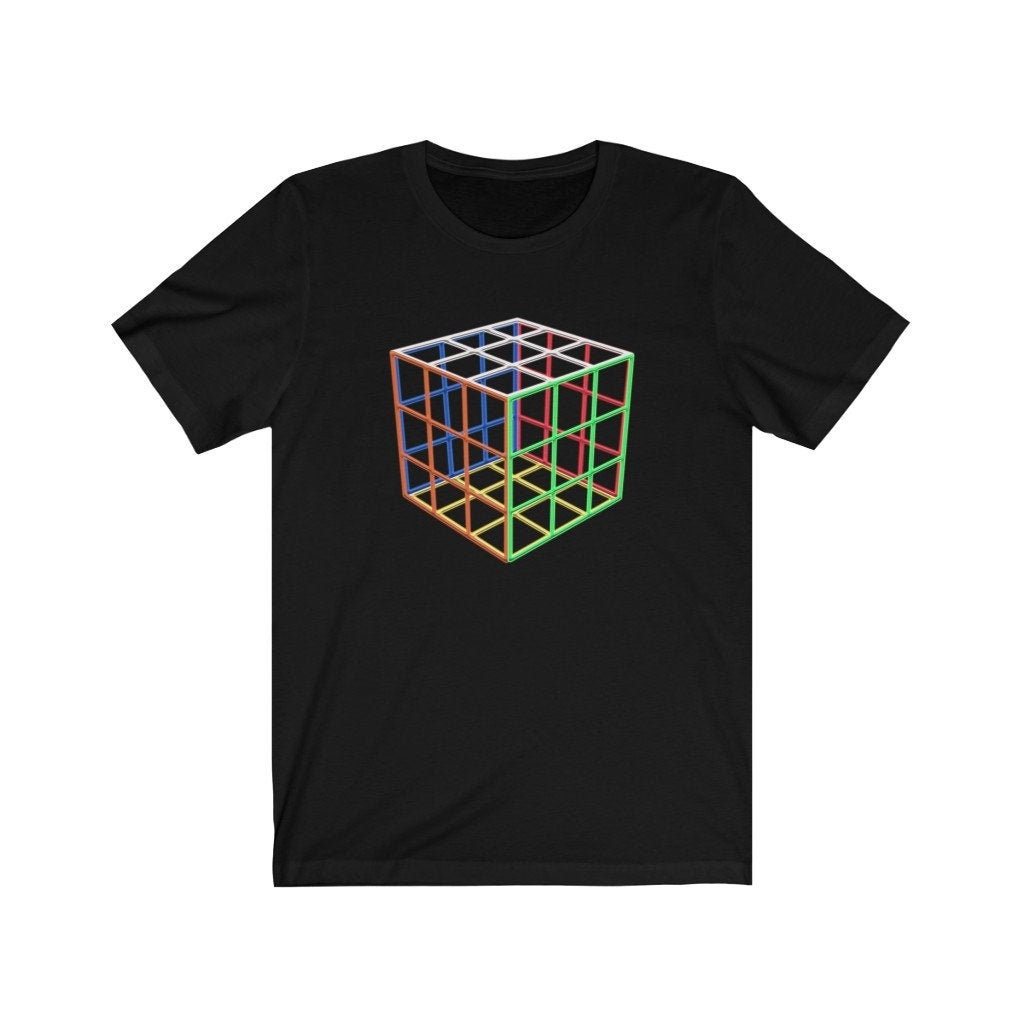 Invisible Cube - Rubik's Shirt | Adult Sizes Soft Cotton T-Shirt, Fun Gift, Multiple Colors Available