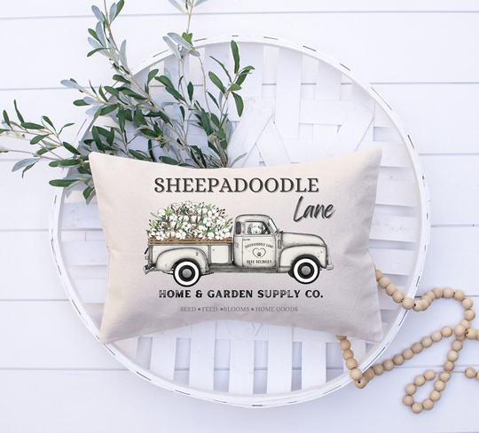 Sheepadoodle Gift Pillow & Insert, Mom Mama, Doodle Gifts, Home Decor, Mother's Day Idea