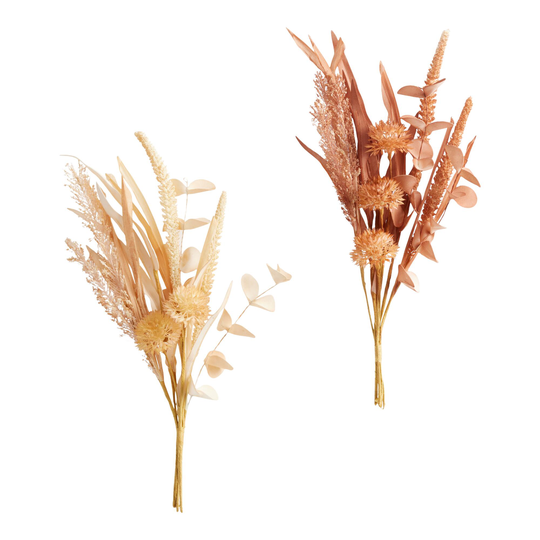 Dried Fall Bulrush Reed Bunch: Natural - Plastic by World Market