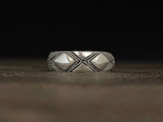 Bali Design Silver Ring // 925 Sterling Handmade
