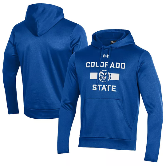 Men's Under Armour Royal Colorado State Rams Pride Pullover Hoodie, Size: Small, Blue