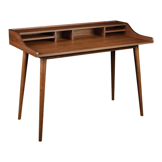Wood Oneida Desk with Hutch: Natural by World Market