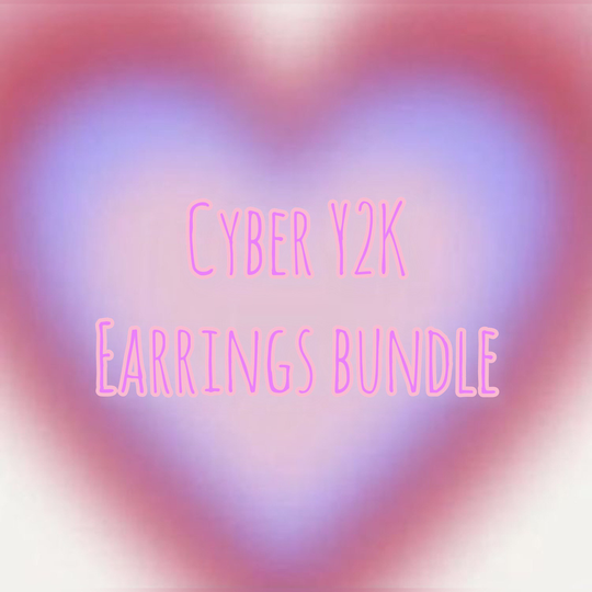 Cyber Y2K Earrings Bundle
