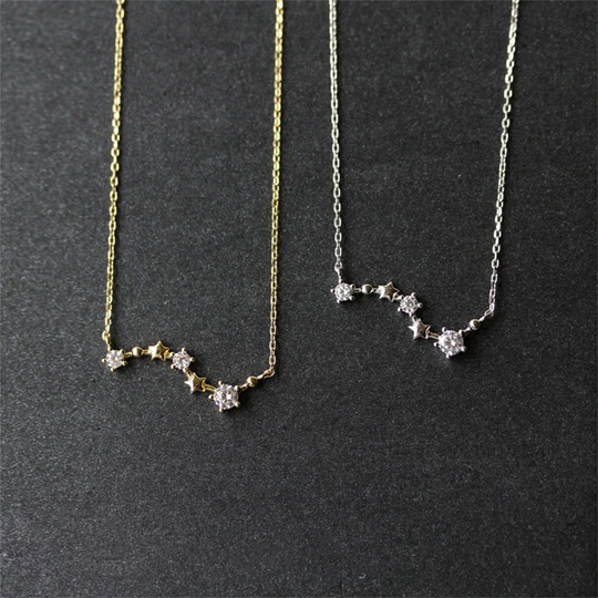 Star Necklace, Cubic Zircon Simple Stacking Dainty Minimalist Gift For Her