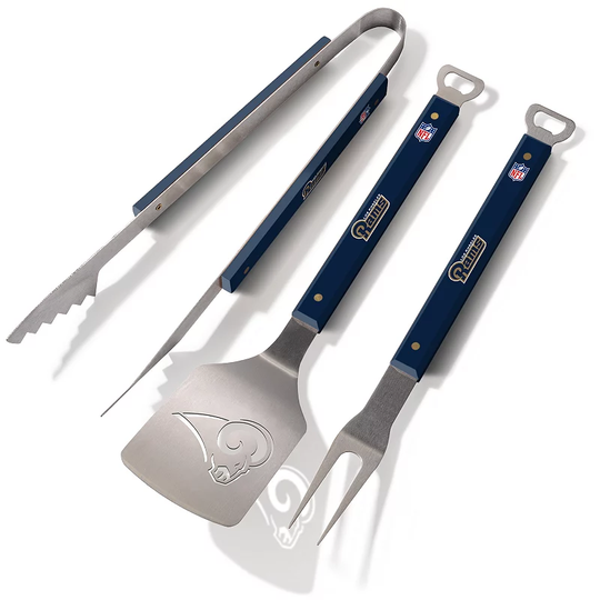 Los Angeles Rams 3-Piece Spirit Grilling Set, Multicolor