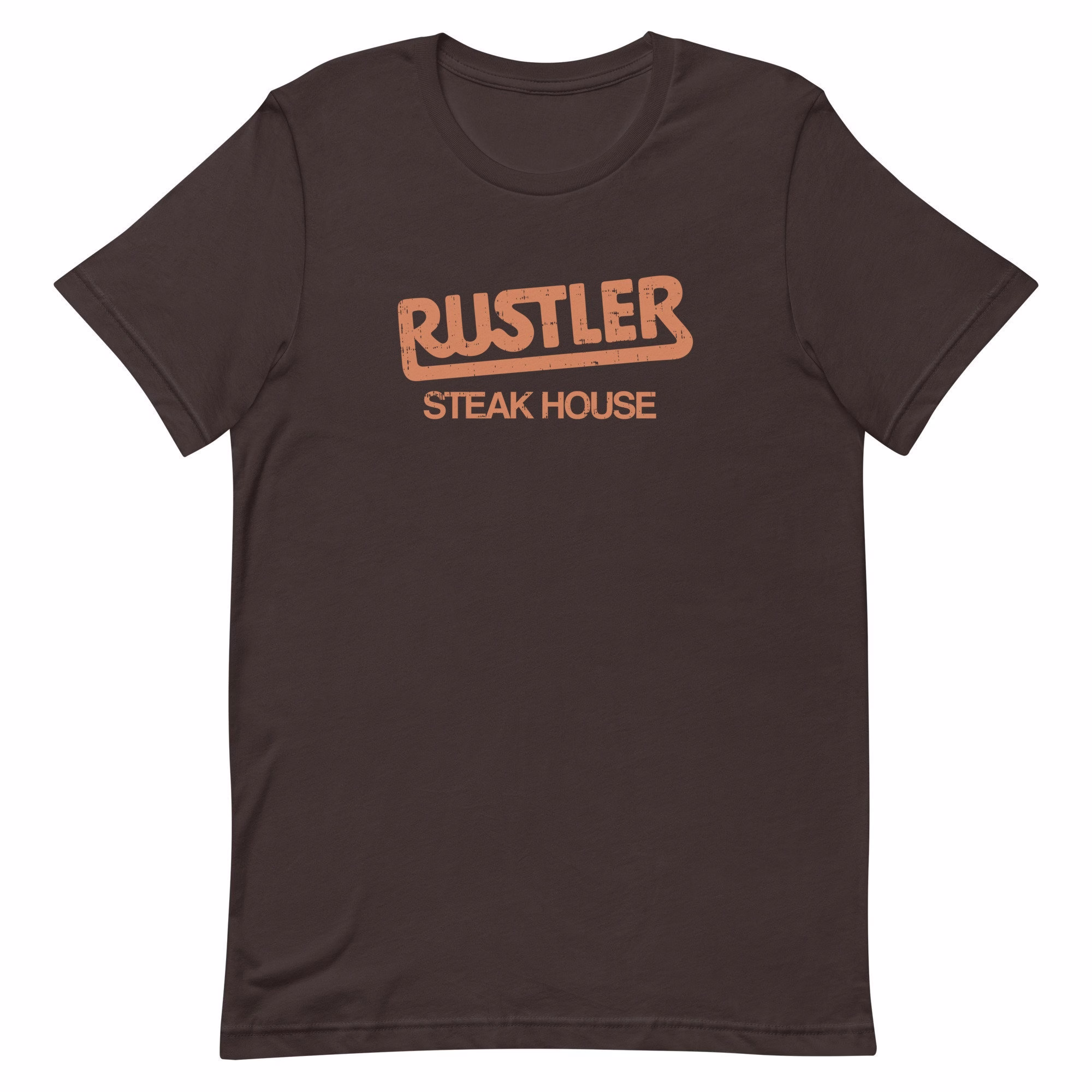 Rustler Steak House Short-Sleeve Unisex Retro T-Shirt - Bygone Brand