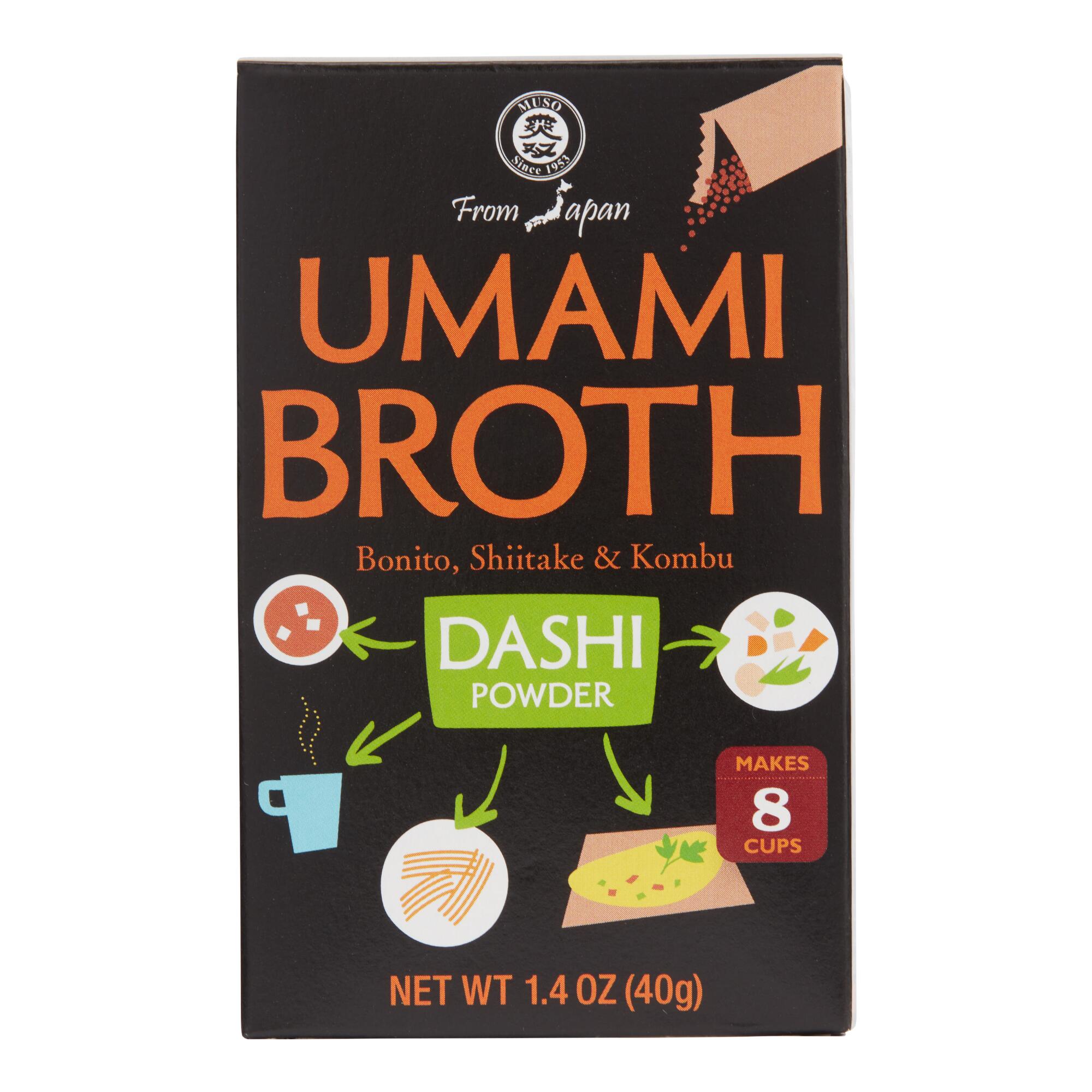 Muso Umami Broth Bonito Dashi Powder Set of 2 by World Market