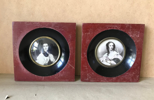Pair Of Wooden Frames From The 1950S