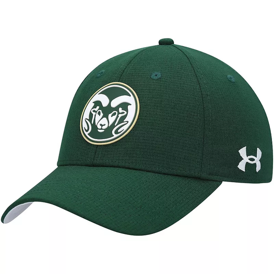 Men's Under Armour Green Colorado State Rams Airvent Performance Flex Hat, Size: Medium/Large