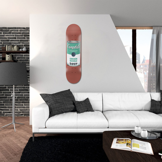 Andy Warhol Chicken Soup Skateboard Art Andy Pop - Pro-Grade Maple Skateboards Wall Decor