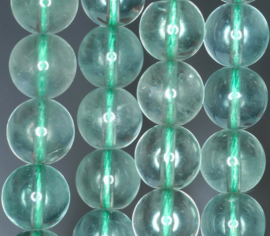 10mm Green Fluorite Gemstone Grade Aaa Round Loose Beads 15.5 Inch Full Strand | 90187721-690