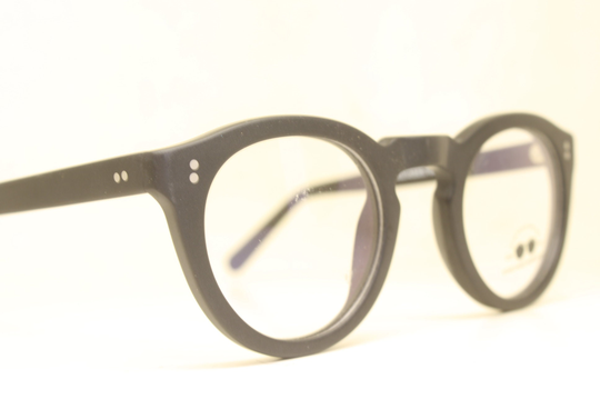 Black Retro Horn Rimmed Glasses P3 Frames 1960S Vintage Style Eyewear