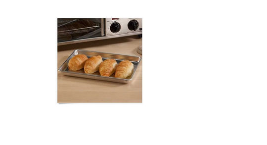 Toaster Oven Baking Pan, Smaller Size Pan For Use On Ovens, Aluminum With Non Stick Finish Easy Food Release, Toast
