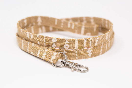 Linen Blend Skinny Lanyard, Optional Breakaway, 1/2" Wide, Fabric Badge Holder, Id Strap, Key Fob