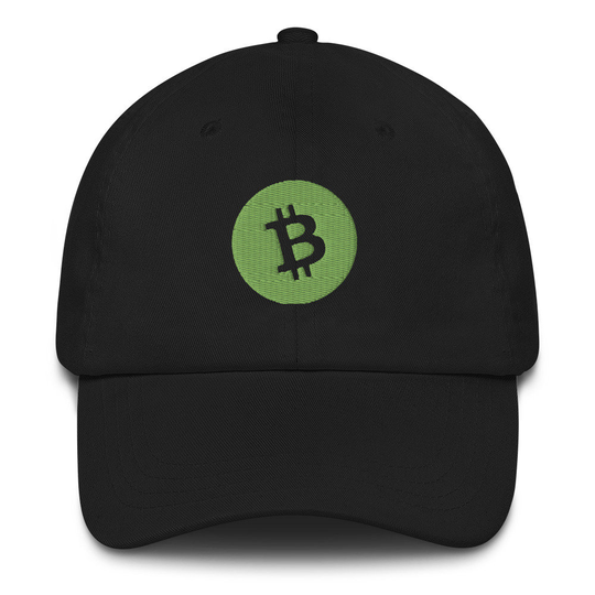 Bitcoin Cash Hat, Embroidered Dad Cap, Crypto Gift