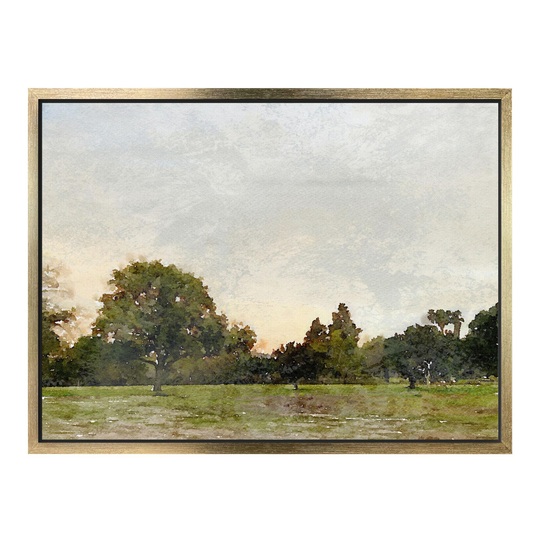 Quiet Place by Irena Orlov Framed Canvas Wall Art: Multi - Medium by World Market