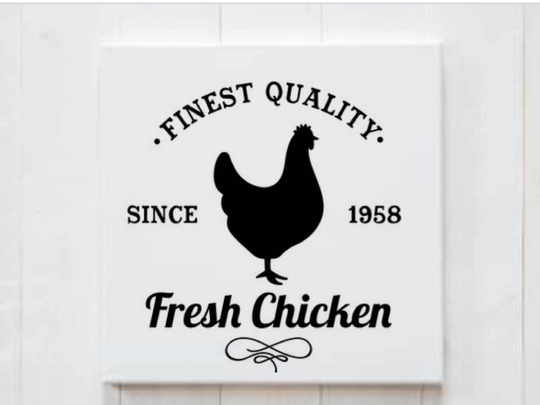 Sale Fresh Chicken Food Vinyl Decal For Cars Walls Tumblers Cups Laptops Windows Home Laptop Computer Truck Car Phone Bumper Sticker Decal