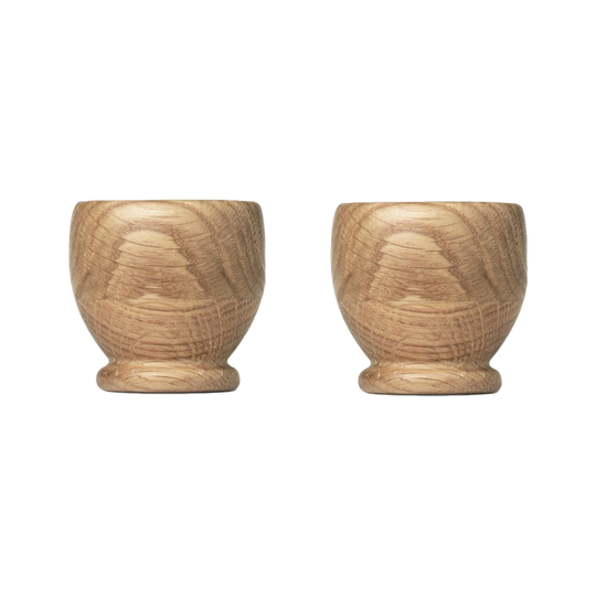 New Kay Bojesen Pair Of Egg Cups, Produced in Denmark By
