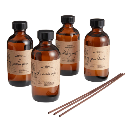 Freres Branchiaux Reed Diffuser: Brown - Glass by World Market