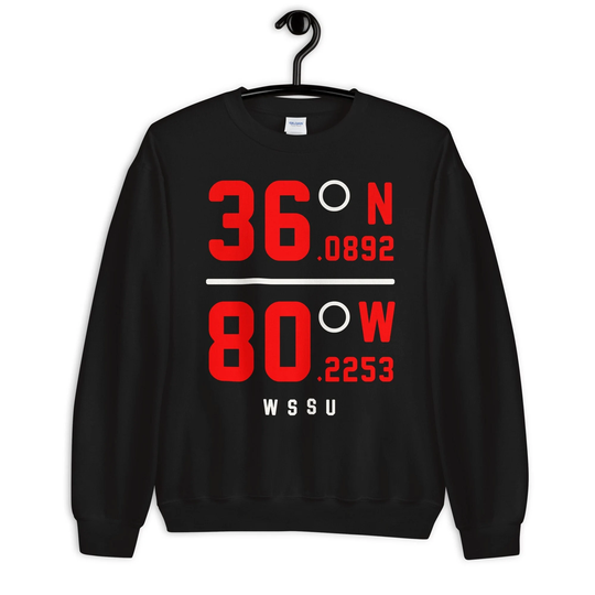Wssu - Coordinated Unisex Sweatshirt | Black