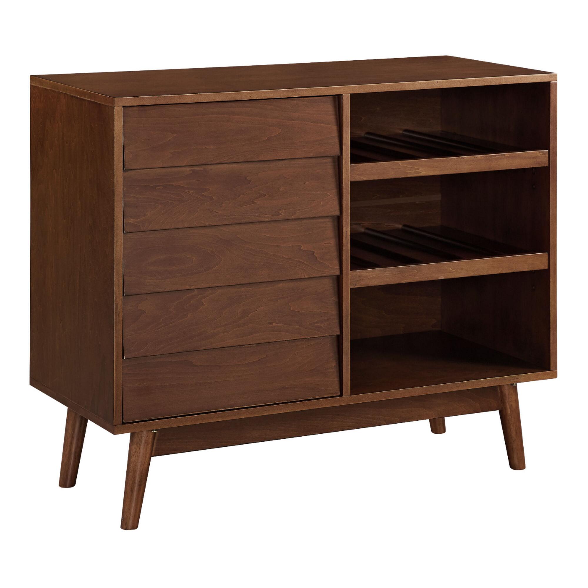 Louvered Door Jacie Bar Cabinet: Brown by World Market