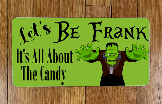 Let's Be Frank Wreath Sign