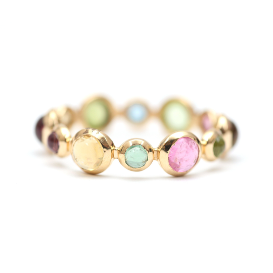 18K Tourmaline Infinity Band