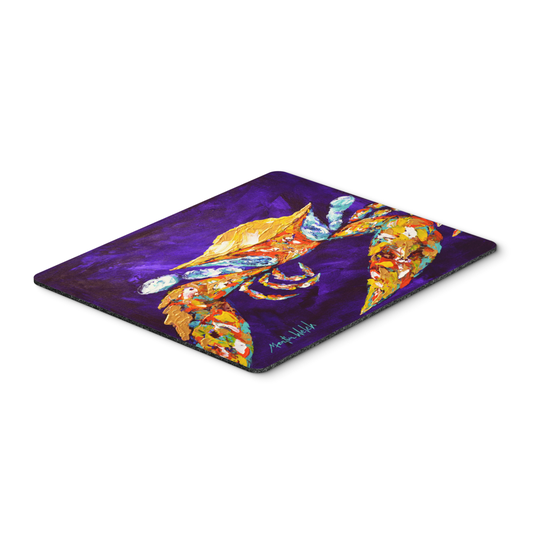 Caroline's Treasures MW1172MP The Right Stuff Crab in Purple Mouse Pad, Hot Pad or Trivet, Large, multicolor