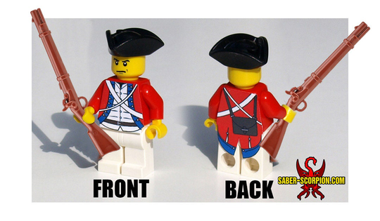 Custom Revolutionary Soldier Construction Toy Figure