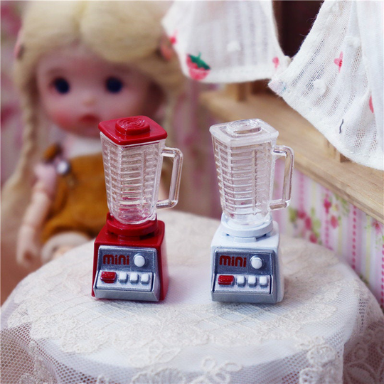 Dollhouse Blender Miniature Juicer Mixer For Dolls House 1/12 Scale Kitchen Decor Dollhouse Accessories Barbie