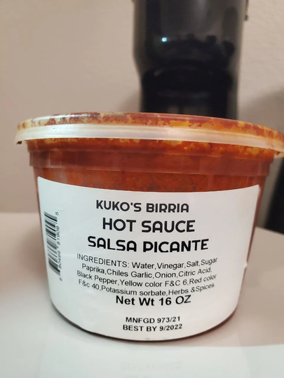 Birria Hot Sauce Salsa Ready To Use On All Tacos & Soups, Ramen Birria, Instant Birria 16Oz
