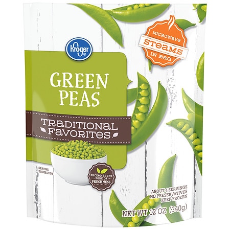 Kroger Traditional Favorites Green Peas - 12.0 oz