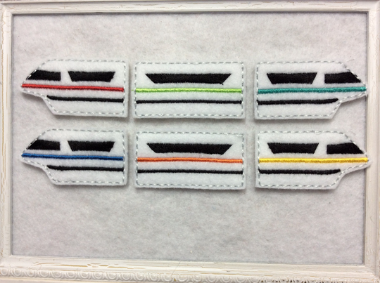 Train Feltie Front, Back, Middle Always Precut