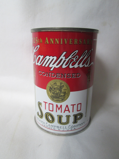 Tin Coin Bank Advertising 125Th Anniversary Campbells Soup