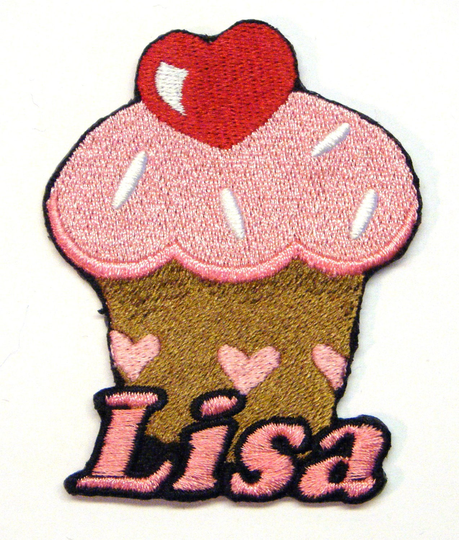 Cupcake Custom Personalized Iron-On Patch