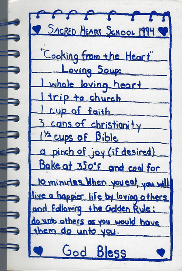 New Smyrna Beach Florida Vintage 1994 Cooking From Sacred Heart Catholic School Cookbook Fl Community Favorite Recipes Rare Local Cook Book
