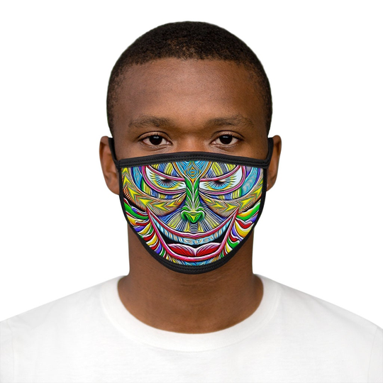 Festival Face Mask Rave Trippy Psychedelic