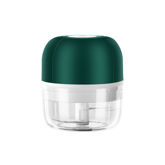 100ml/250ml Garlic Chopper Electric Press Switch ABS Mini Onion Pepper Food Processor Blender Kitchen Gadget - green, s