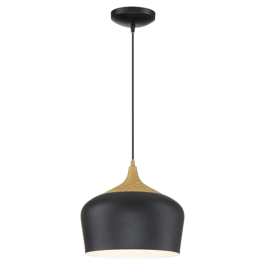 Access Lighting Blend Black Modern/Contemporary Geometric LED Pendant Light | 52057LEDDLP-BL/WGN