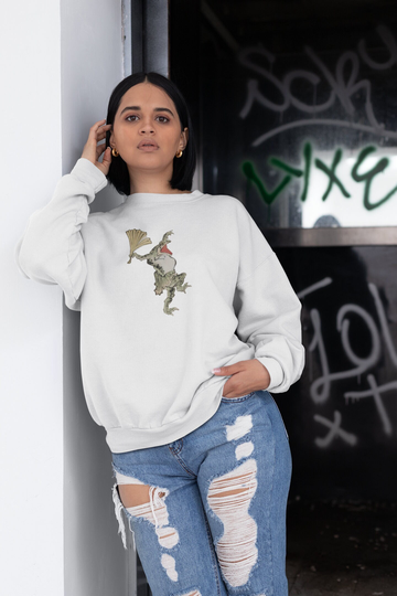 Frog Sweatshirt, Heavy Blend Hooded Sweatshirt, Kawanabe, Anthropomorphic, Japanese Art, Lovers, Gift, Comfy Sweater, Party Animal
