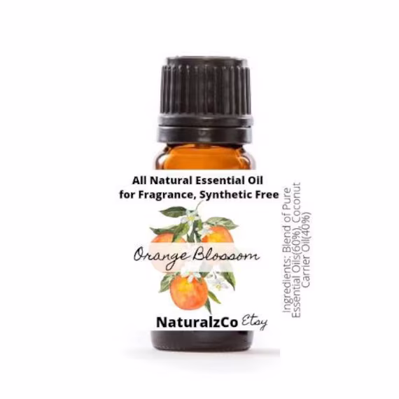 Orange Blossom | All Natural Aroma For Scent Fragrance Oil Made With Pure Essential Oils Blends 10 Ml Naturalzco