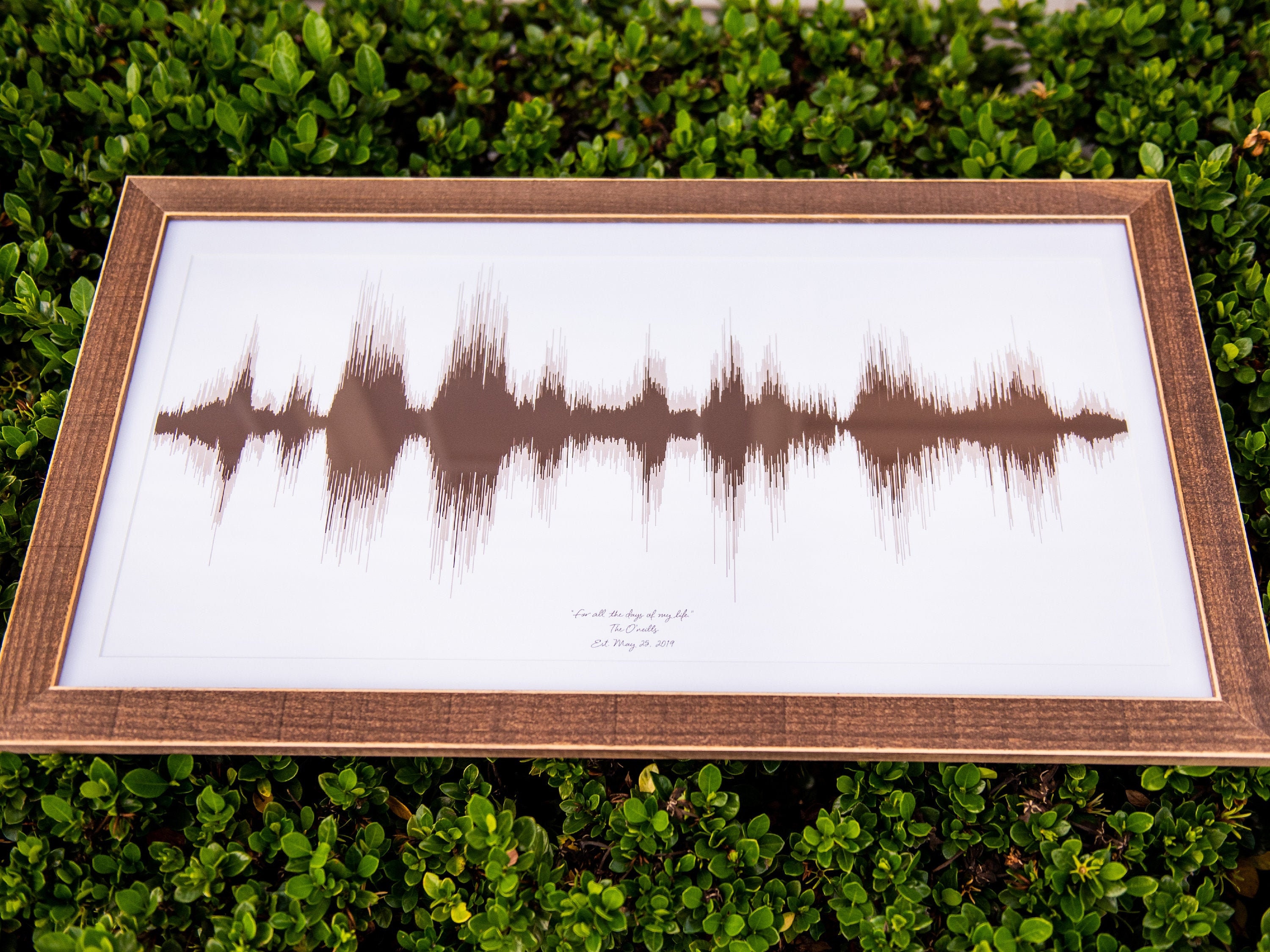 Personalize Wedding Gift For Bride From Groom, Sound Wave Art, Unique Husband, Custom Keepsake Gift, Print