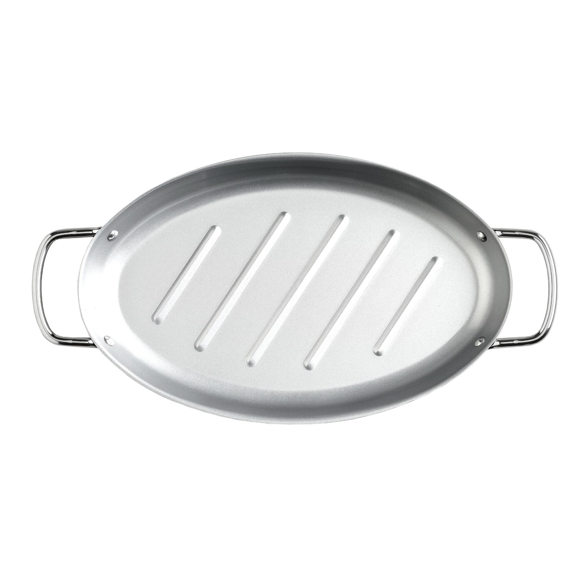 Oval Stainless Steel Grill Pan by World Market