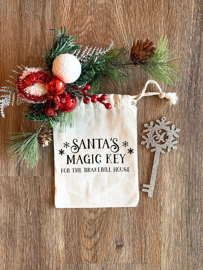 Santa's Magic Key/No Chimney Santa Key/Santa's Key/Santa Gift For Kids/No Key/Christmas Key Ornament